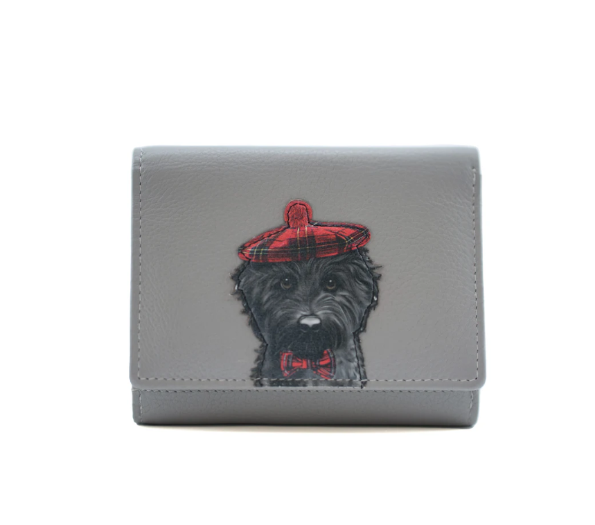 Coco's Hat Tri fold Purse - Grey