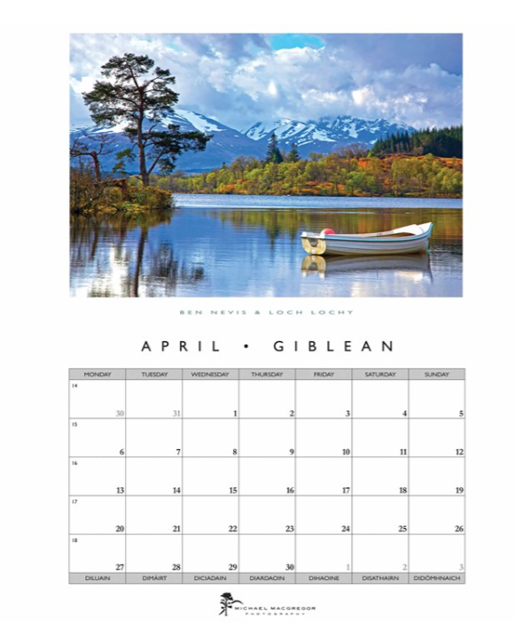 Highlands & Islands of Scotland 2026 Calendar