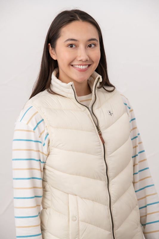 Laurel Gilet - Cream