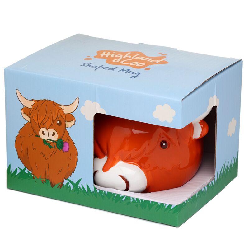 Highland Cow Shaped Mug