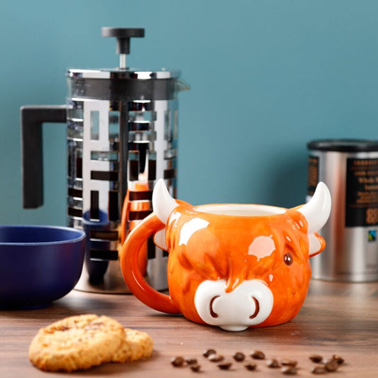 Highland Cow Shaped Mug