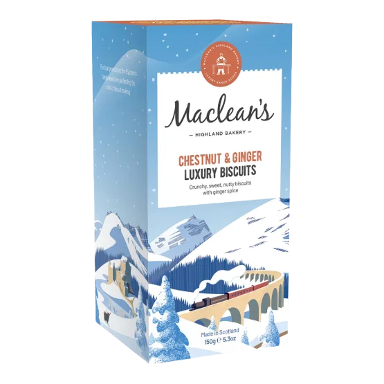Macleans Highland Bakery - Chestnut & Ginger Luxury Biscuits