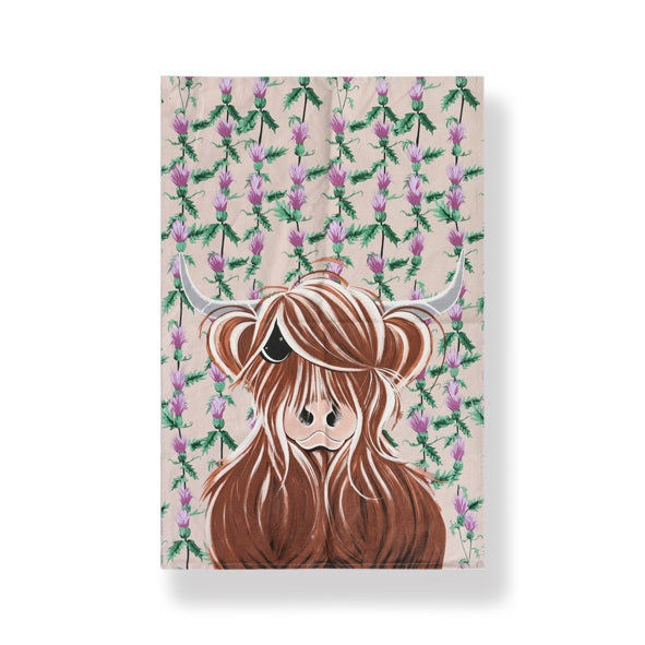 Miss Thistle Tea Towel