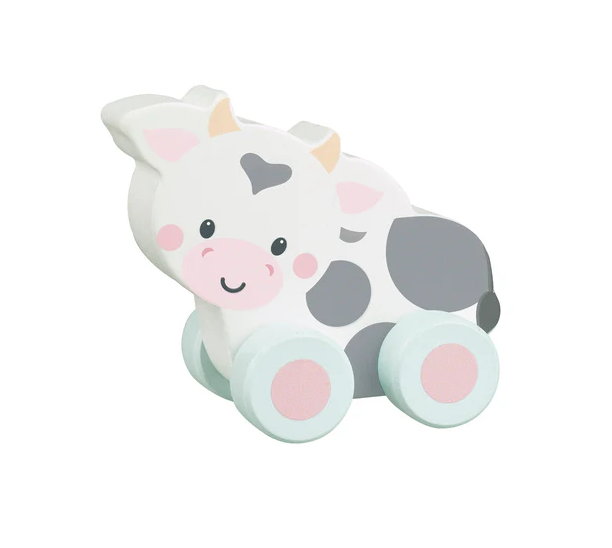 Cow First Push Toy