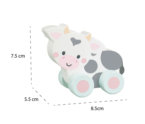Cow First Push Toy