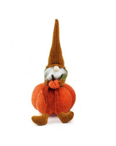 Autumn Gonk Sitting On Pumpkin