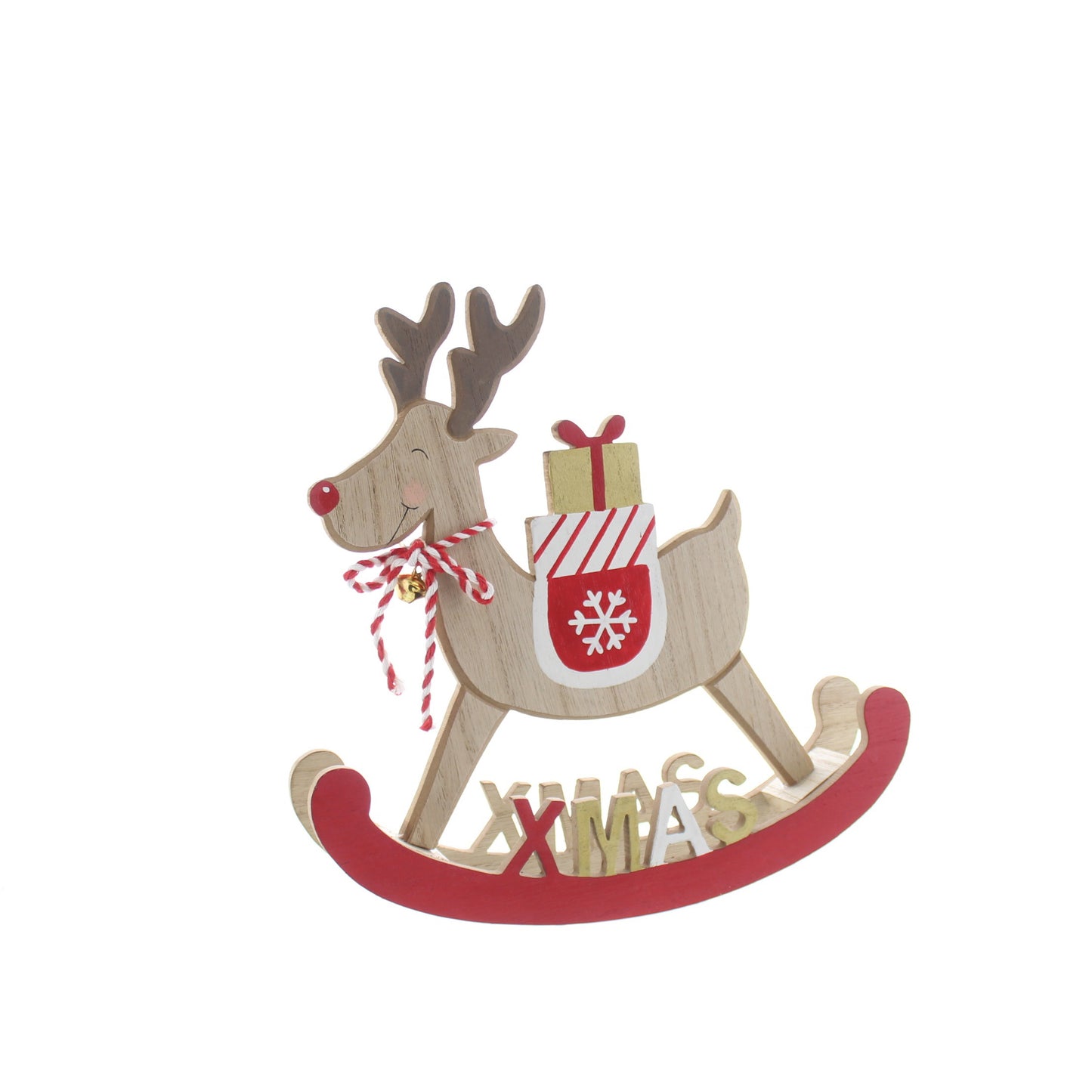 Wooden Rocking Reindeer