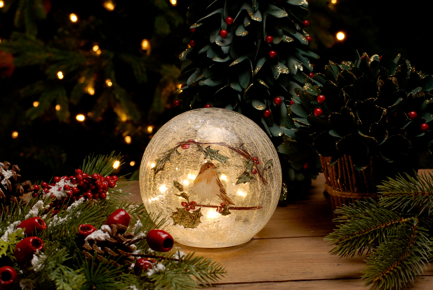 Robin Crackle Effect Ball