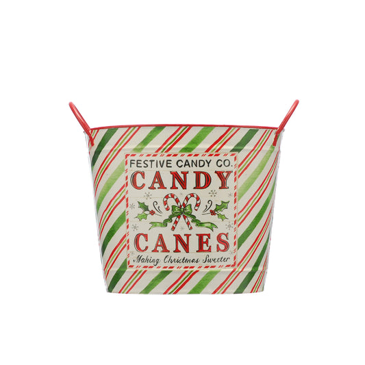 Candy Cane Bucket