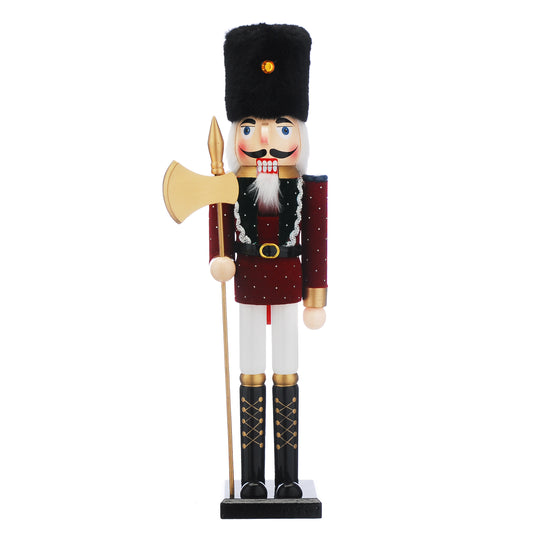 Nutcracker with faux Fur Hat