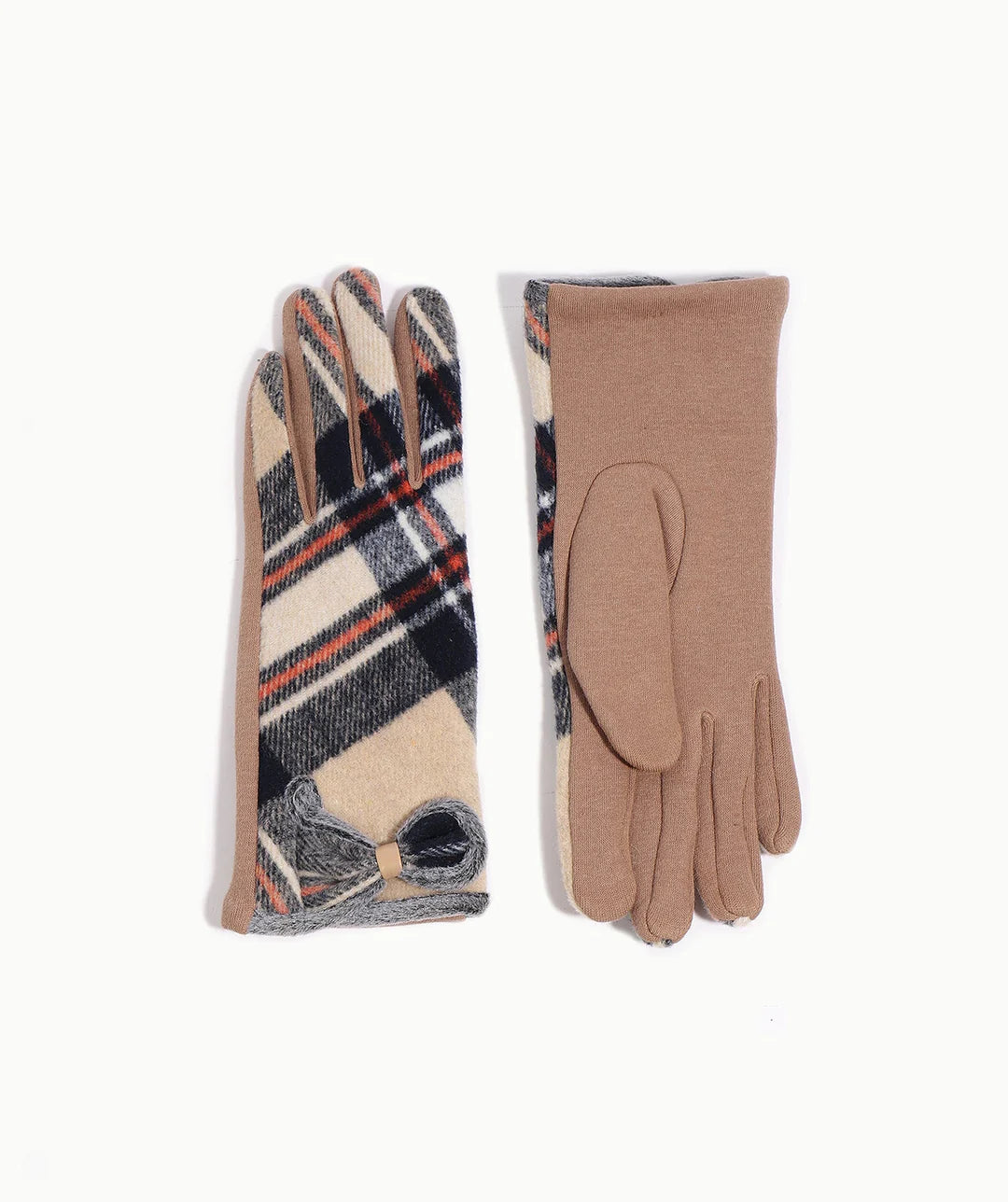 Paisley - Tartan Faux Suede Glove