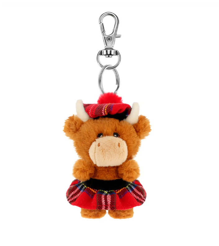 Highland Cow with Kilt & Tammy