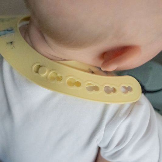 Farm Vehicles Silicone Catch it Bib