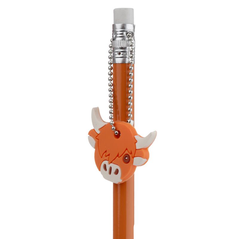Highland Coo Set of 2 Charm Pencils