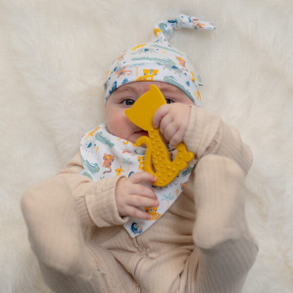 Savanna Animals Dribble Bib