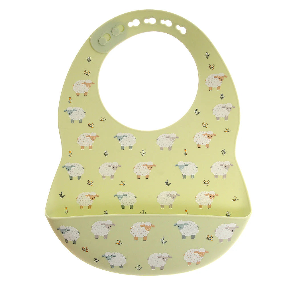 Sheep Silicone Catch it Bib