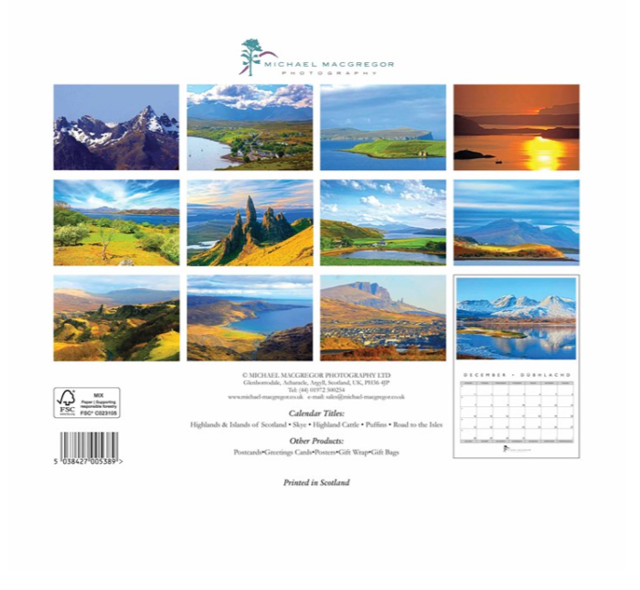 Skye 2026 Calendar