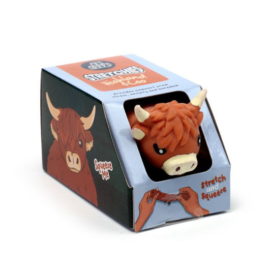 Stretchy Highland Coo Toy