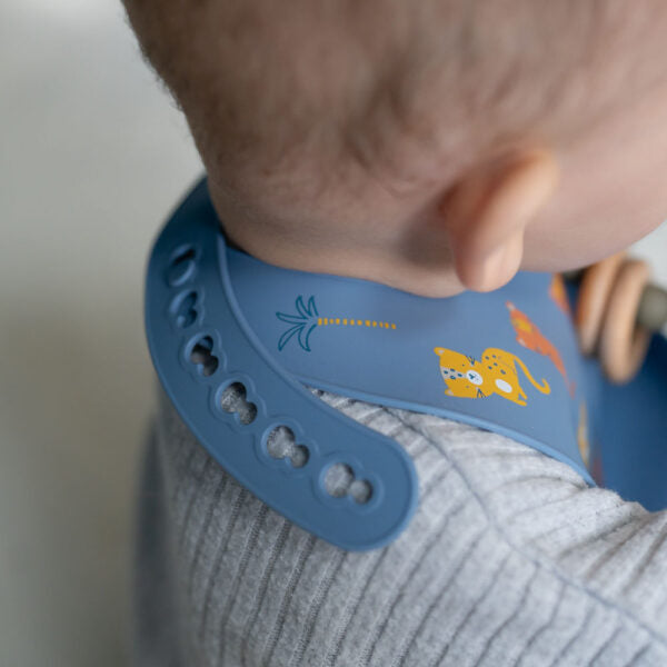Tigers & Leopards Silicone Catch it Bib