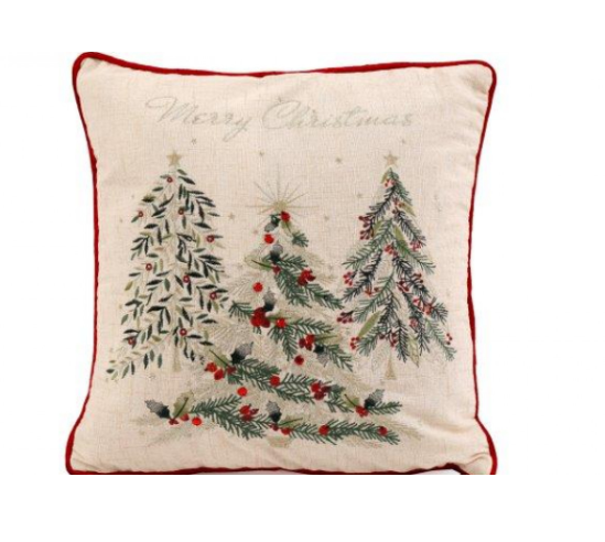 Christmas Tree Square Cushion