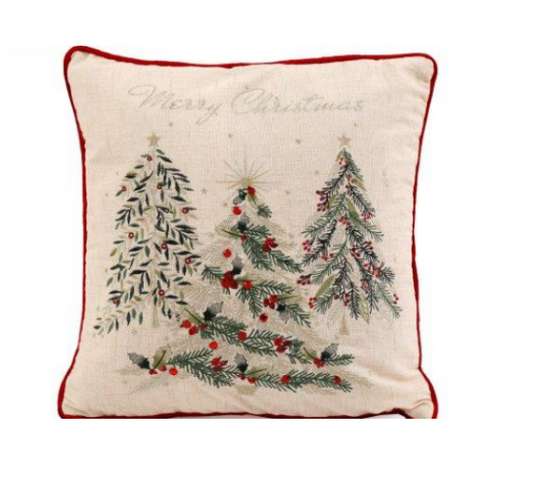 Christmas Tree Square Cushion