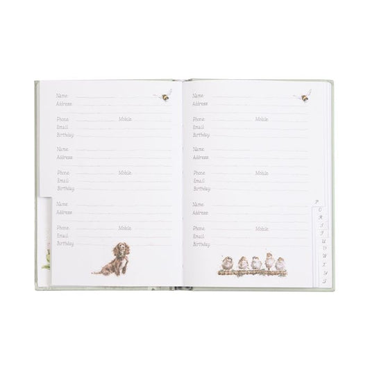 'Flower Pot' Rabbit Address Book