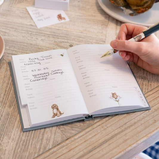 'Highlander' Highland Cow Address Book