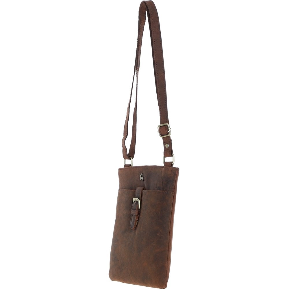 Bronco Flap Over Crossbody Bag Mud/brown