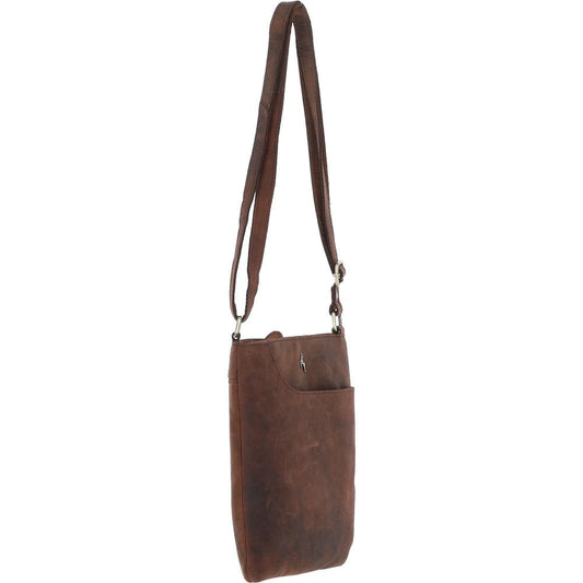 Leather Crossbody Bag Mud/brown