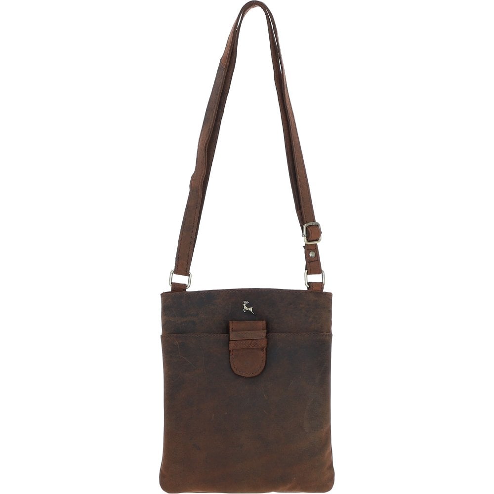 Ashwood Tab Crossbody Bag Mud/brown