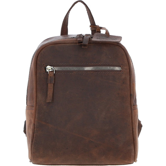 Vintage Leather Backpack Mud/brown: Tenbury