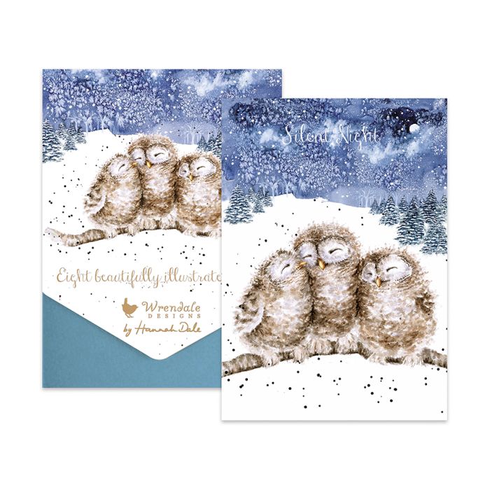 'Three Wise Men' Owl Christmas Card Pack