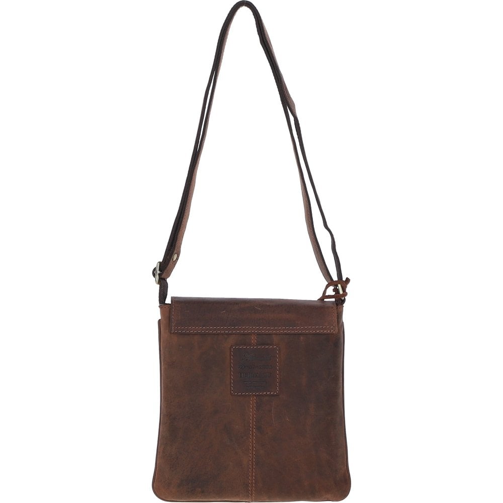 Classic Leather Crossbody Bag Mud/brown