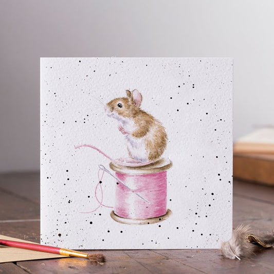Sew It Begins Mouse Card