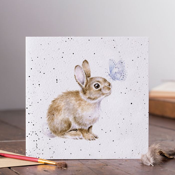 I Spy A Butterfly Rabbit Card