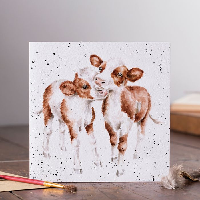 My Best Friend Cow Card