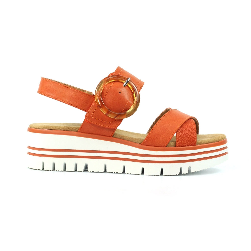 Elise Orange Sandal