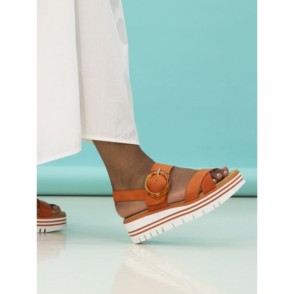 Elise Orange Sandal