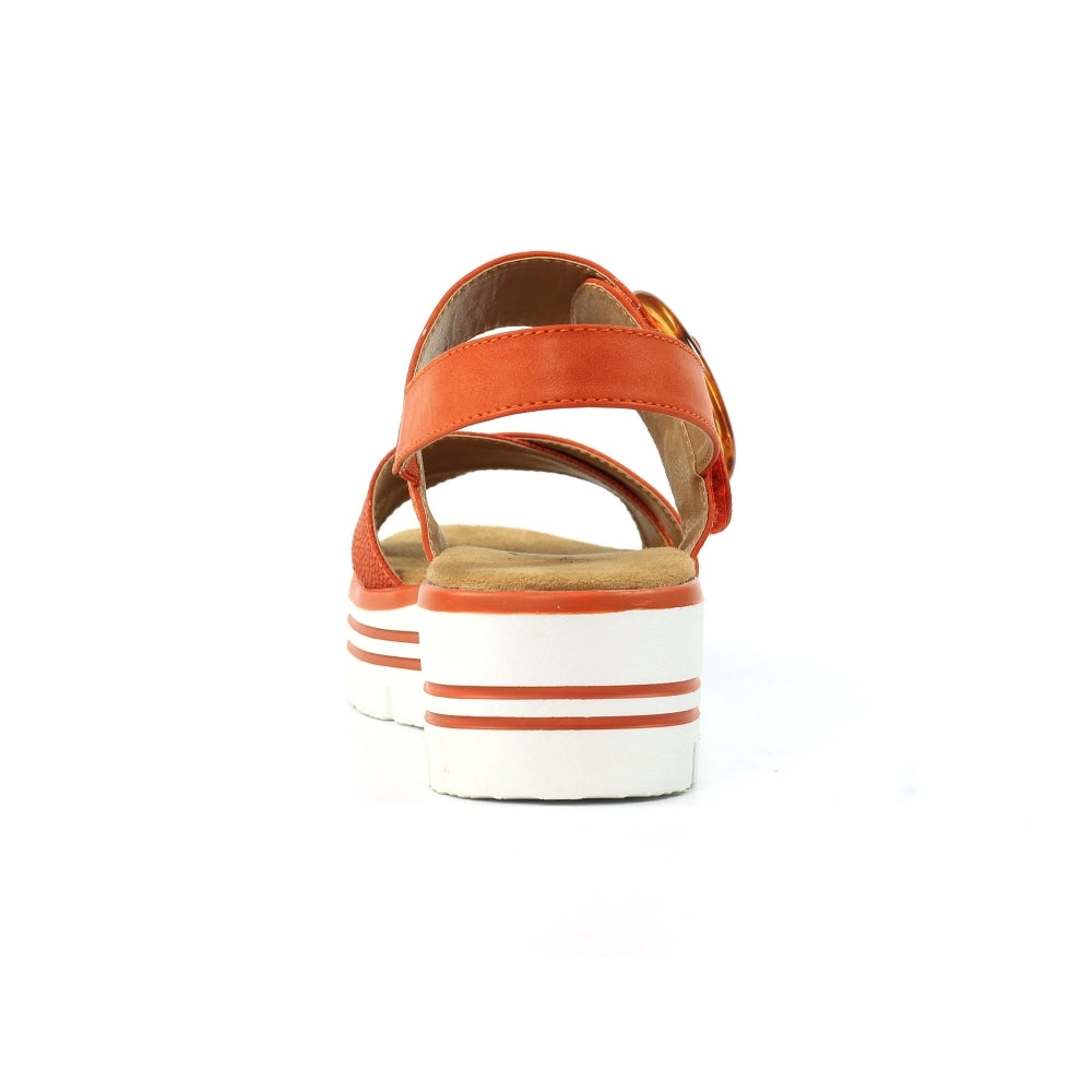 Elise Orange Sandal