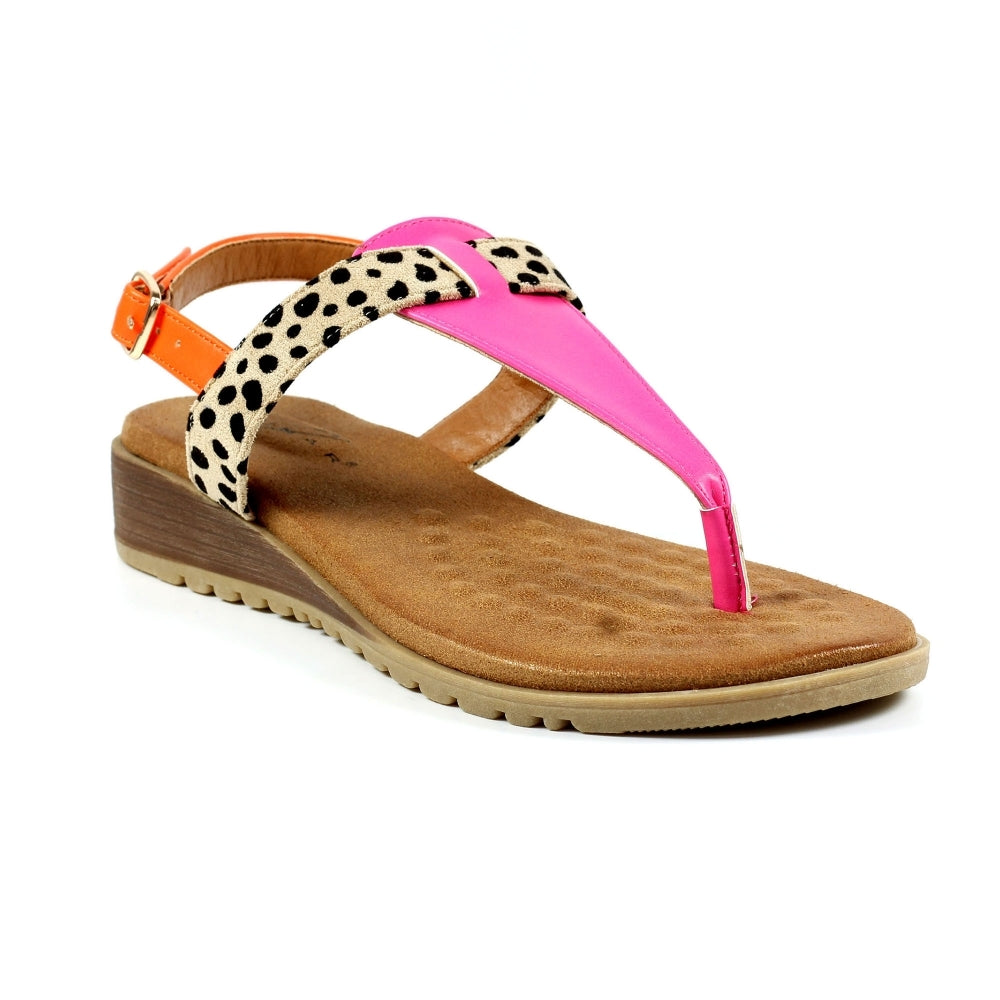 Gina Fuchsia Sandal