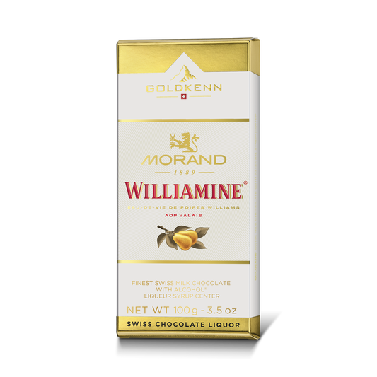 Morand Williamine Liqueur Chocolate Bar