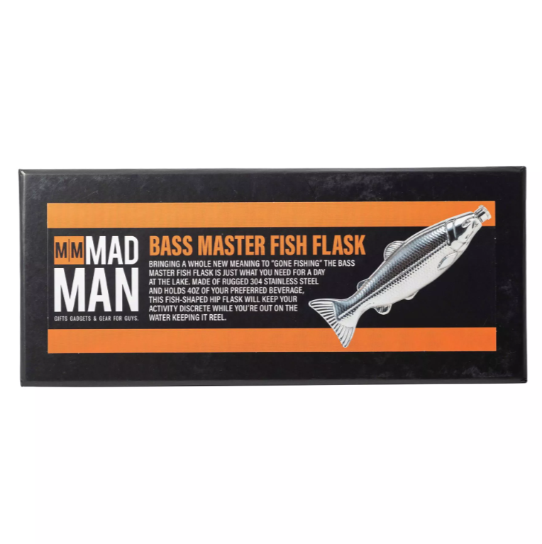 Bass Master Fish Hip Flask