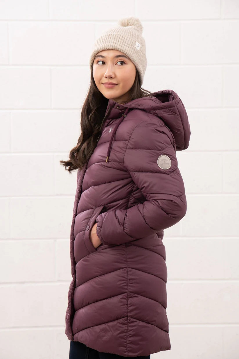 Laurel Coat - Cranberry