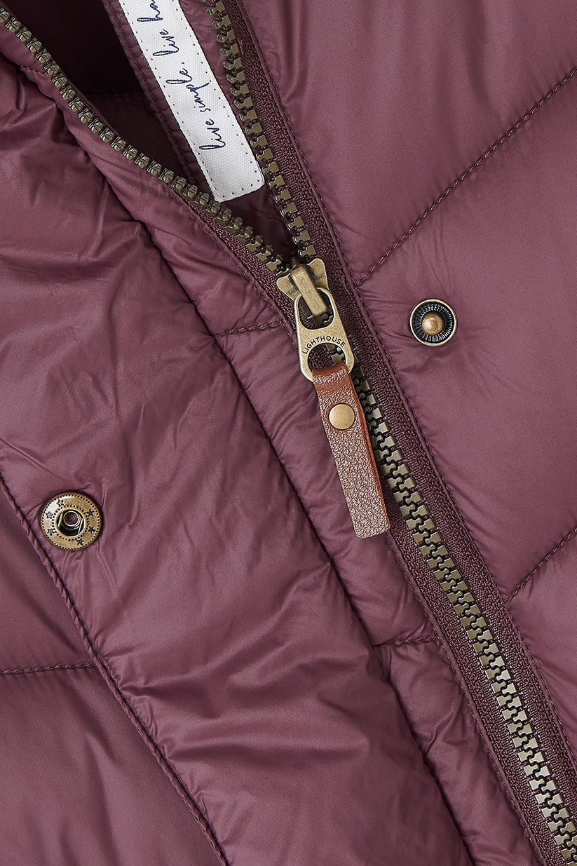 Laurel Coat - Cranberry