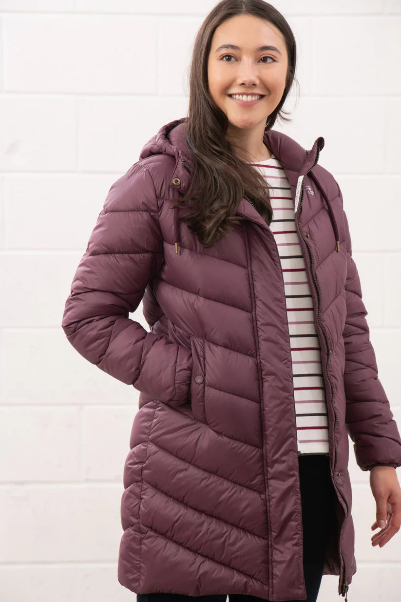 Laurel Coat - Cranberry