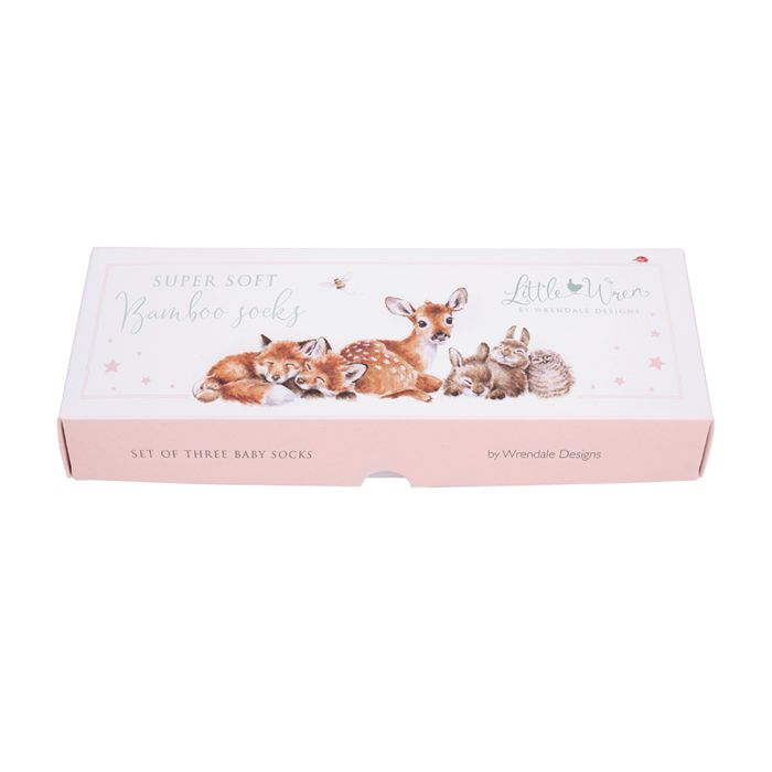 Little Forest Woodland Animal Baby Socks
