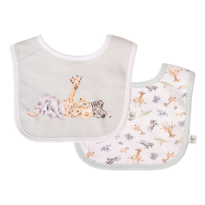 Little Savannah African Animal Bib Gift Set