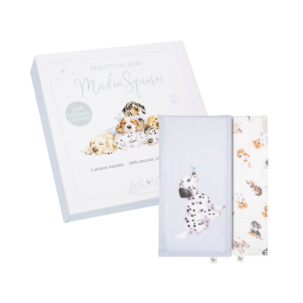 Little Paws Dog Muslin Gift Set