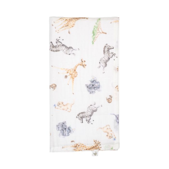 Little Savannah African Animal Muslin Gift Set