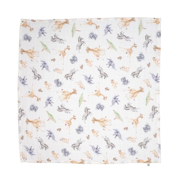 Little Savannah African Animal Muslin Gift Set